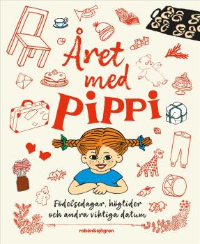 Buch KALENDER Astrid Lindgren SCHWEDISCH Aret med Pippi Långstrump Langstrumpf NEU
